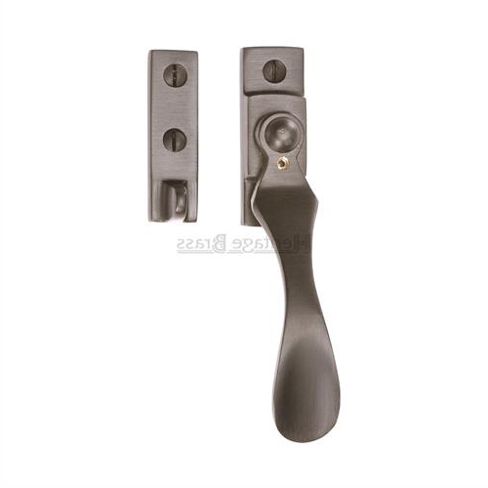 Heritage Brass Spoon Casement Fastener (Weather Stripped) - Matt Bronze